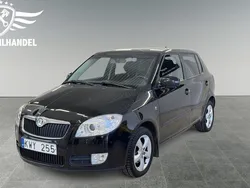 Svart Begagnad 2008 Skoda Fabia Halvkombi | 35 000 kr (Marknadspris)