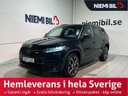 Svart Begagnad 2019 Skoda Kodiaq RS SUV | 344 900 kr (Marknadspris)