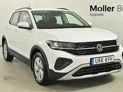 Vit Begagnad 2024 VW T-Cross Life SUV | 209 000 kr (Marknadspris)