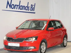 Röd (corrida red) Begagnad 2018 Skoda Fabia Halvkombi | 109 900 kr (Lite dyr)