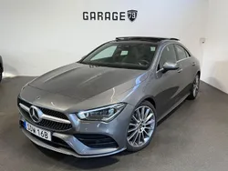 Mörkgrå (grå) Begagnad 2019 Mercedes CLA200 AMG Sportkupé | 309 900 kr (Marknadspris)