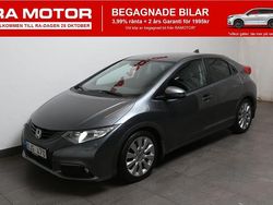Ljusgrå Begagnad 2012 Honda Civic Sport Halvkombi | 109 900 kr (Marknadspris)