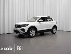 Vit (pure white) Begagnad 2024 VW T-Cross Life SUV | 214 500 kr (Marknadspris)
