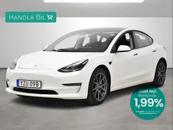 Vit Begagnad 2021 Tesla Model 3 Long Range Sedan | 249 900 kr (Marknadspris)