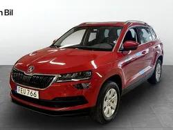 Röd (velvet red metallic) Begagnad 2018 Skoda Karoq Business Line SUV | 199 900 kr (Bra pris)