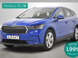 Blå Begagnad 2022 Skoda Enyaq iV SportLine SUV | 369 900 kr (Bra pris)