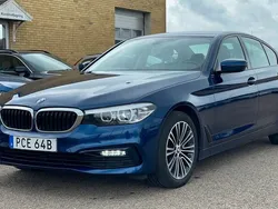 Blå Begagnad 2019 BMW 520 Sport Line Sedan | 339 500 kr (Superpris)