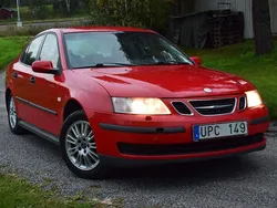 Röd Begagnad 2004 Saab 9-3 Linear Sedan | 32 000 kr