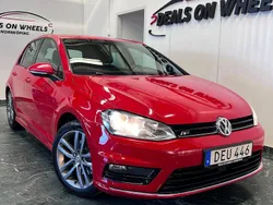 Röd Begagnad 2014 VW Golf VII R-line Halvkombi | 119 900 kr (Lite dyr)