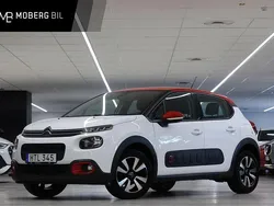 Vit Begagnad 2018 Citroën C3 Touch Halvkombi | 89 900 kr (Marknadspris)