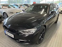 Svart Begagnad 2014 BMW 320 Sport Line Kombi | 129 000 kr (Bra pris)