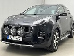 Svart Begagnad 2016 Kia Sportage GT-Line SUV | 158 800 kr (Bra pris)