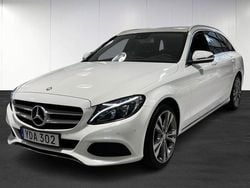 Vit (white) Begagnad 2016 Mercedes C220 Kombi | 199 900 kr (Marknadspris)