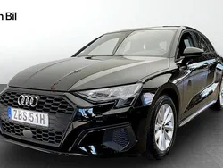 Svart Begagnad 2022 Audi A3 Sportback Proline Halvkombi | 264 000 kr (Marknadspris)