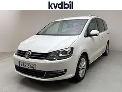 Vit Begagnad 2018 VW Sharan Minibuss | 214 800 kr (Bra pris)