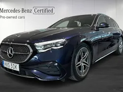 Mörkblå Begagnad 2023 Mercedes E300 AMG Kombi | 649 900 kr (Superpris)