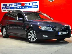 Blå (blåmet/delläder) Begagnad 2014 Volvo V70 Kinetic Kombi | 139 900 kr (Lite dyr)