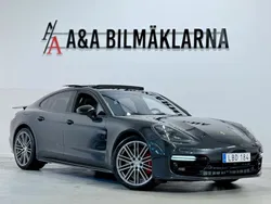 Grå Begagnad 2018 Porsche Panamera Turbo Sedan | 749 900 kr (Marknadspris)