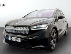 Svart (black magic metallic) Begagnad 2023 Skoda Enyaq iV SportLine SUV | 429 500 kr (Marknadspris)