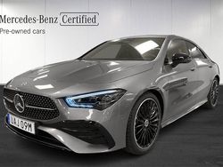 Mörkgrå Ny 2025 Mercedes CLA200 AMG Sportkupé | 399 000 kr (Marknadspris)