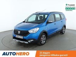 Ljusblå (blå) Begagnad 2016 Dacia Lodgy Stepway Minibuss | 70 000 kr (Marknadspris)