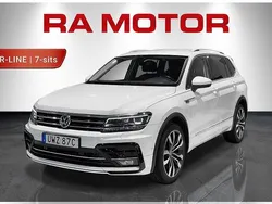 Vit Begagnad 2018 VW Tiguan Allspace R-line SUV | 309 900 kr (Marknadspris)