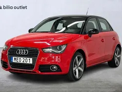 Röd Begagnad 2013 Audi A1 Sportback Sport Halvkombi | 79 900 kr (Marknadspris)