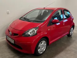 Röd Begagnad 2007 Toyota Aygo Halvkombi | 39 900 kr (Marknadspris)
