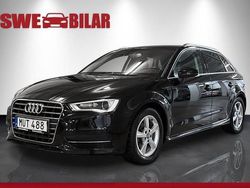 Svart Begagnad 2015 Audi A3 Sportback Attraction Halvkombi | 124 900 kr (Marknadspris)