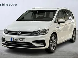 Vit Begagnad 2021 VW Touran R-line Minibuss | 274 900 kr (Marknadspris)