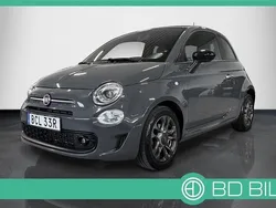 Grå Begagnad 2022 Fiat 500 Halvkombi | 129 900 kr (Marknadspris)