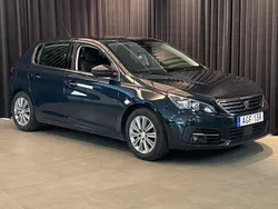 Mörkgrå Begagnad 2019 Peugeot 308 Allure Halvkombi | 129 500 kr (Marknadspris)