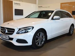 Vit Begagnad 2017 Mercedes C180 Avantgarde Kombi | 199 800 kr (Bra pris)