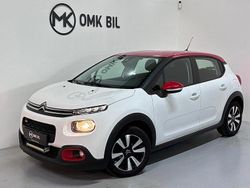 Vit Begagnad 2017 Citroën C3 Halvkombi | 69 900 kr (Marknadspris)