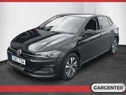 Svart Begagnad 2017 VW Polo Halvkombi | 84 500 kr (Marknadspris)