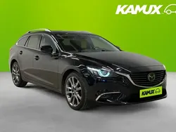 Svart Begagnad 2017 Mazda 6 Optimum Kombi | 198 900 kr (Bra pris)