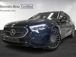 Svart (black) Begagnad 2025 Mercedes E300 AMG line Kombi | 748 900 kr (Lite dyr)