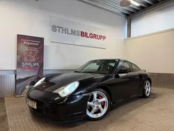 Svart Begagnad 2002 Porsche 996 Turbo Sportkupé | 590 000 kr