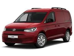 Röd Ny 2025 VW Caddy Maxi Minibuss | 484 625 kr (Lite dyr)