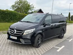 Svart Begagnad 2017 Mercedes V250 Avantgarde Minibuss | 349 000 kr (Superpris)