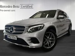 Svart Begagnad 2018 Mercedes GLC250 AMG Kombi | 329 900 kr (Marknadspris)