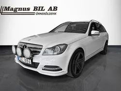 Vit Begagnad 2013 Mercedes C220 Avantgarde Kombi | 134 900 kr (Marknadspris)