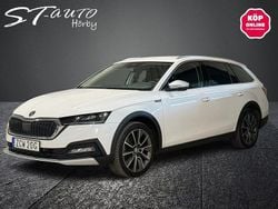 Vit Begagnad 2021 Skoda Octavia Scout Kombi | 299 900 kr (Dyr)