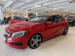 Röd (jupiter red) Begagnad 2014 Mercedes A250 Sport Edition Halvkombi | 169 900 kr (Marknadspris)