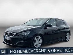 Svart Begagnad 2015 Peugeot 308 GT Halvkombi | 149 900 kr (Dyr)