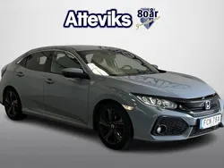 Mörkgrå (grå) Begagnad 2018 Honda Civic Halvkombi | 149 000 kr (Marknadspris)