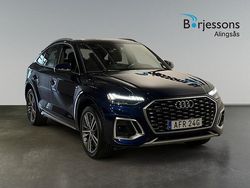 Navarrablå metallic Begagnad 2021 Audi Q5 Sportback S-Line SUV | 419 900 kr (Marknadspris)