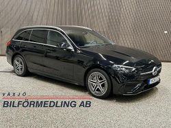 Svart Begagnad 2023 Mercedes C300e AMG line Kombi | 439 000 kr (Marknadspris)