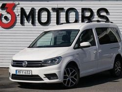 Vit Begagnad 2015 VW Caddy Maxi Life Life Minibuss | 189 900 kr (Marknadspris)