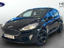 Svart (black) Begagnad 2018 Ford Fiesta Titanium Halvkombi | 115 000 kr (Marknadspris)